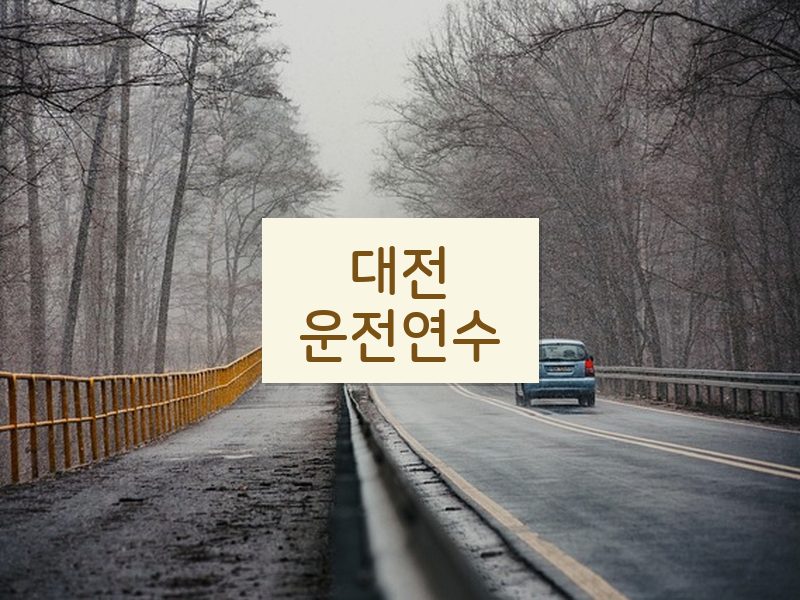 대전운전연수 후기