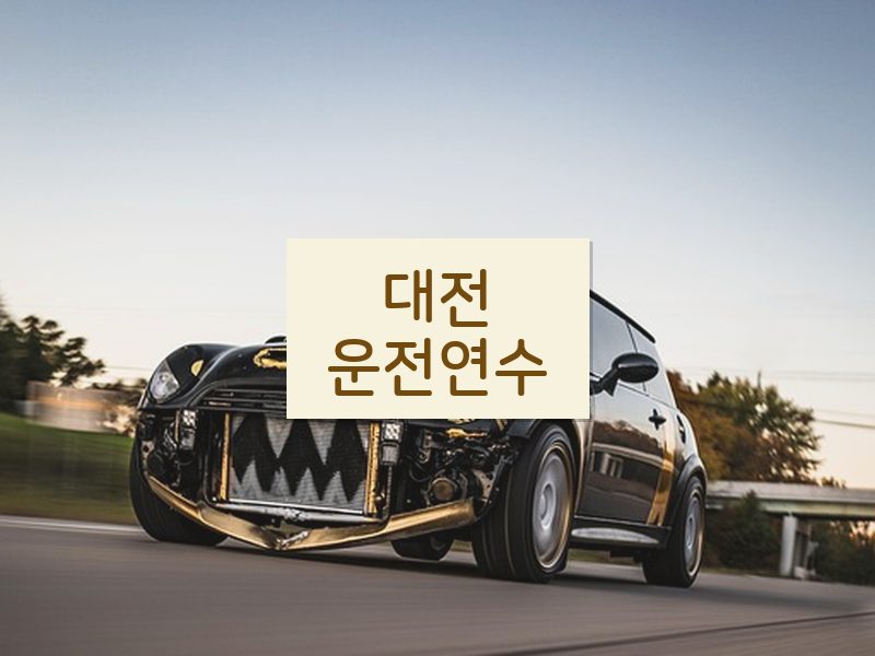 대전운전연수 후기