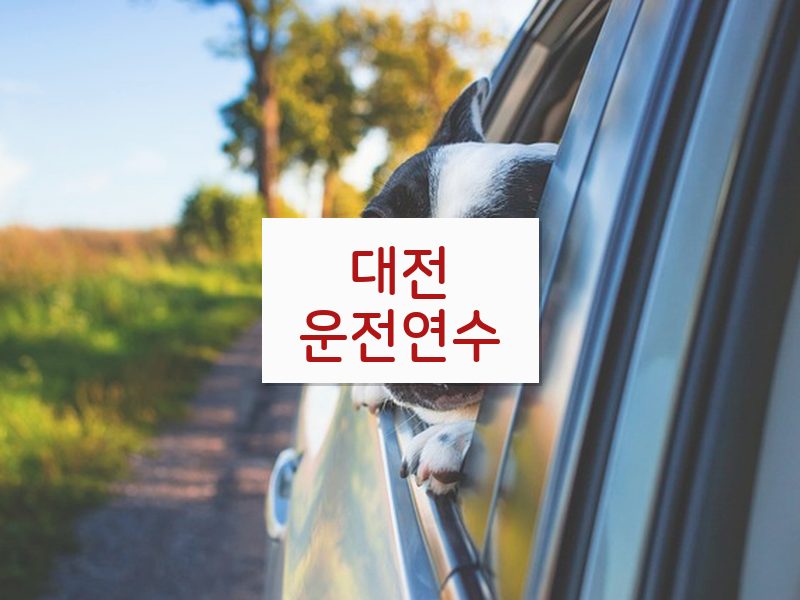 대전운전연수 후기