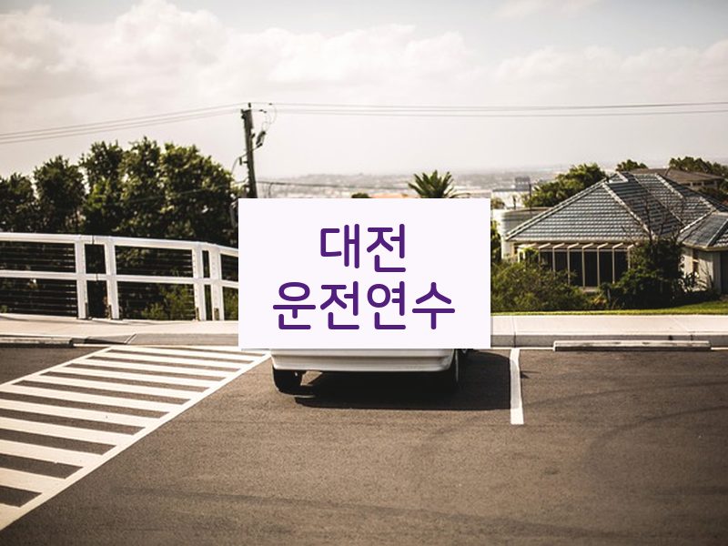 대전운전연수 후기
