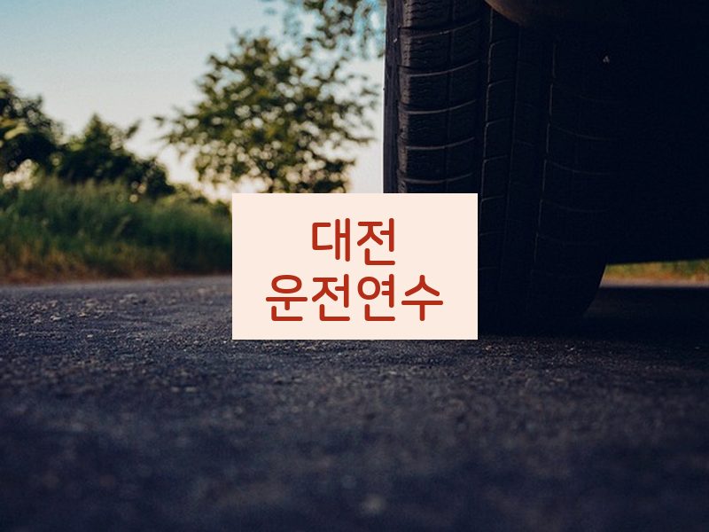 대전운전연수 후기