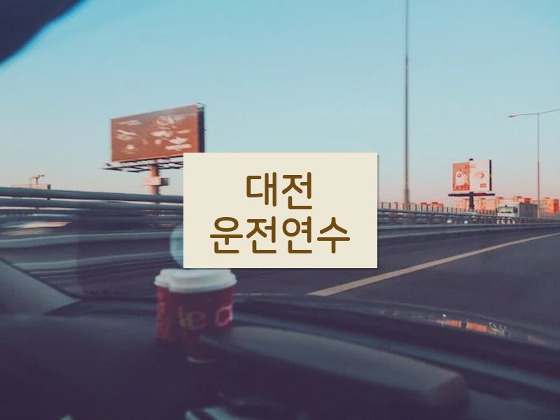 대전운전연수 후기