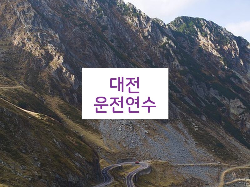대전운전연수 후기