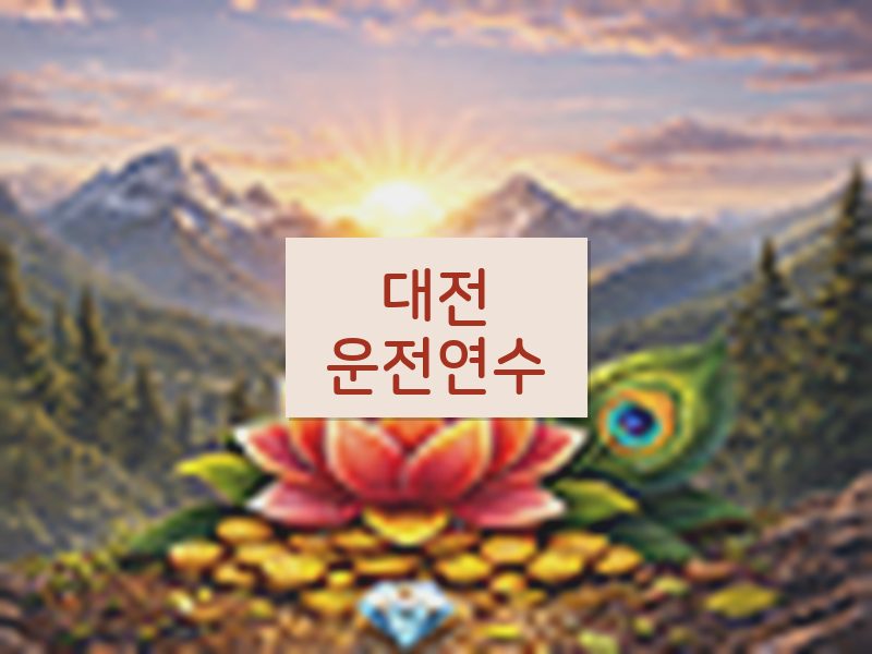 대전운전연수 후기