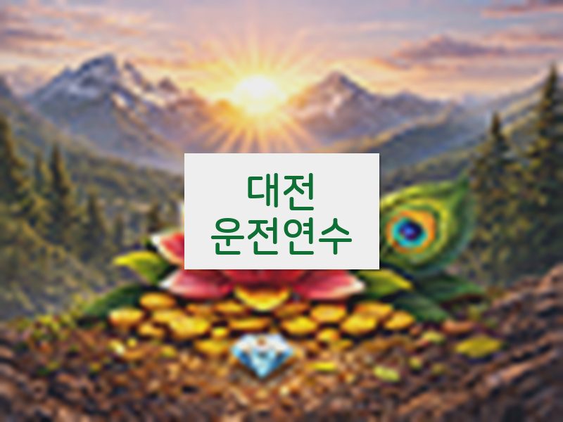 대전운전연수 후기