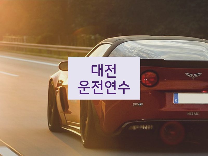 대전운전연수 후기