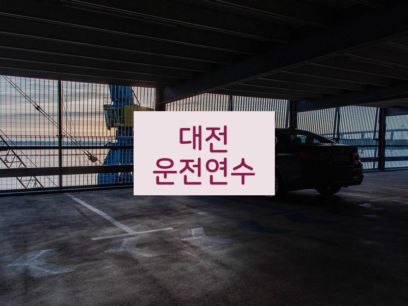 대전운전연수 후기