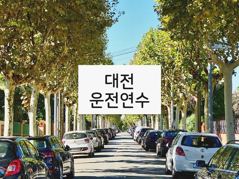 대전운전연수 후기