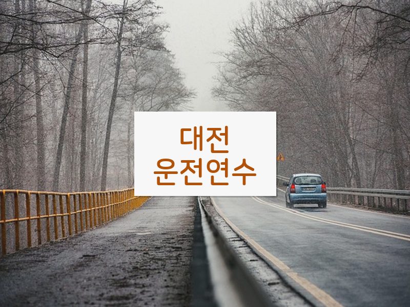 대전운전연수 후기