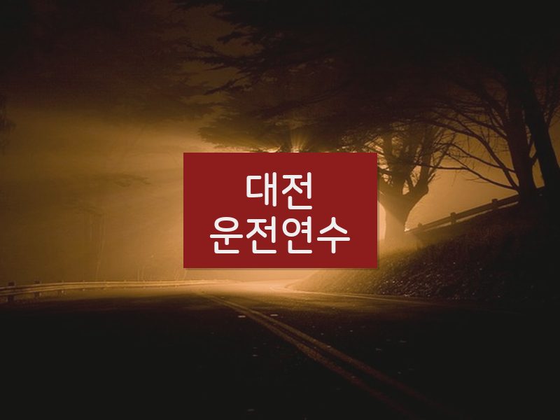 대전운전연수 후기