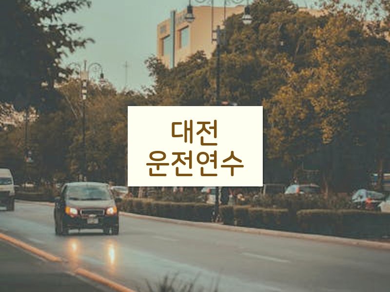 대전운전연수 후기