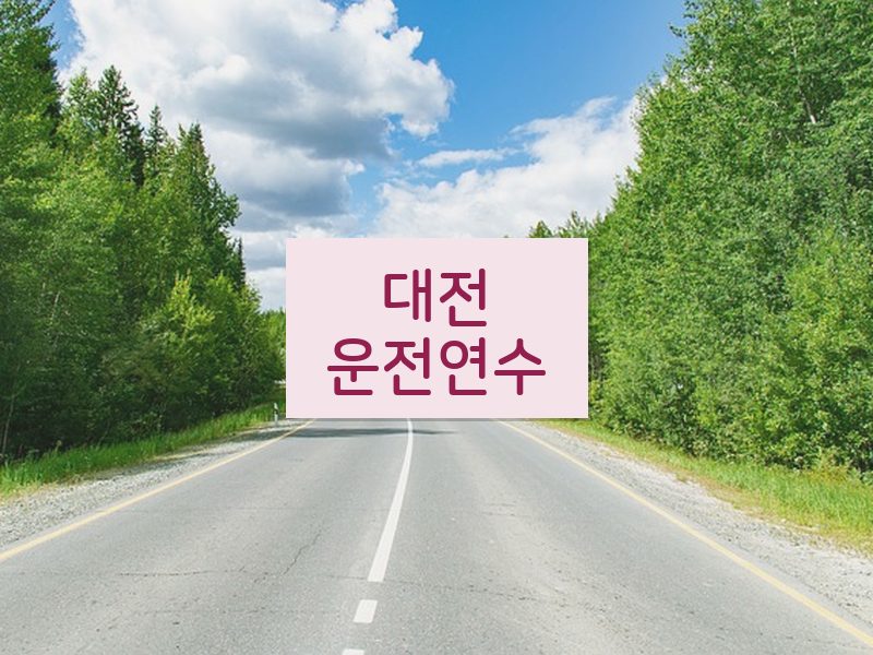 대전운전연수 후기