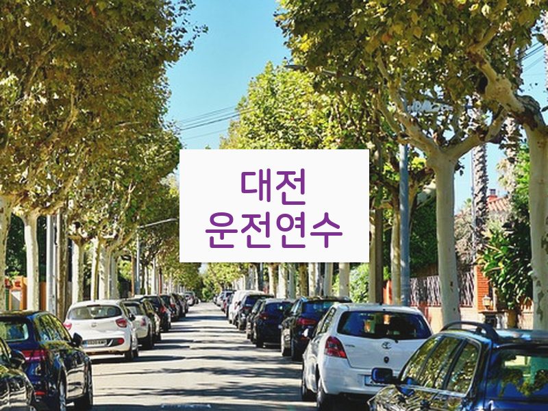 대전운전연수 후기