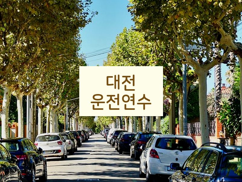 대전운전연수 후기
