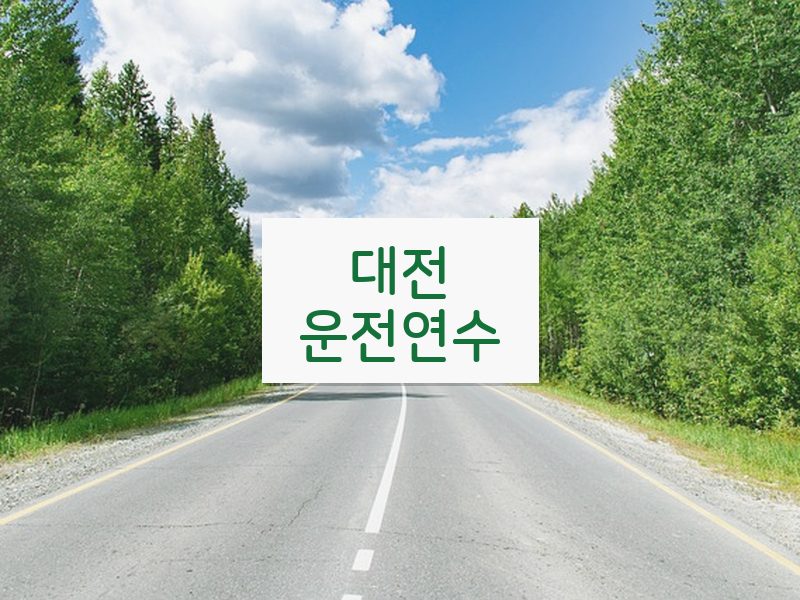 대전운전연수 후기