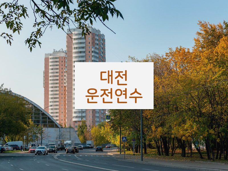 대전운전연수 후기