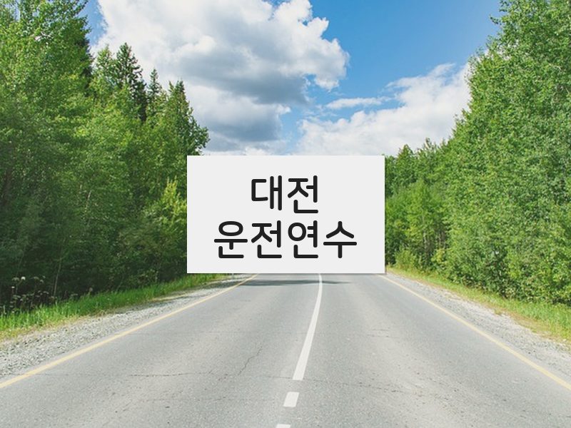 대전운전연수 후기