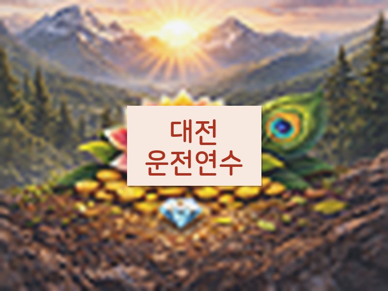 대전운전연수 후기