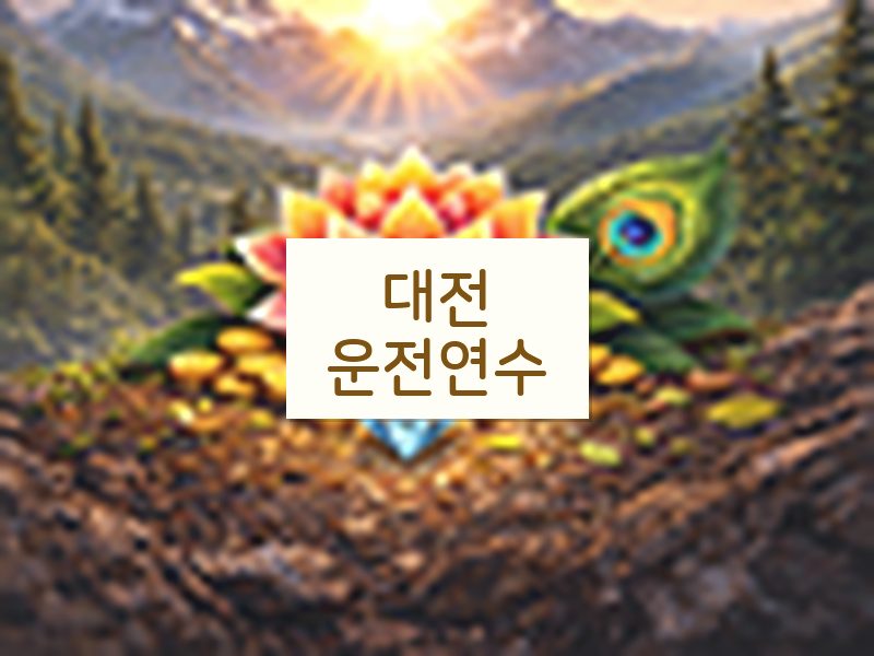 대전운전연수 후기