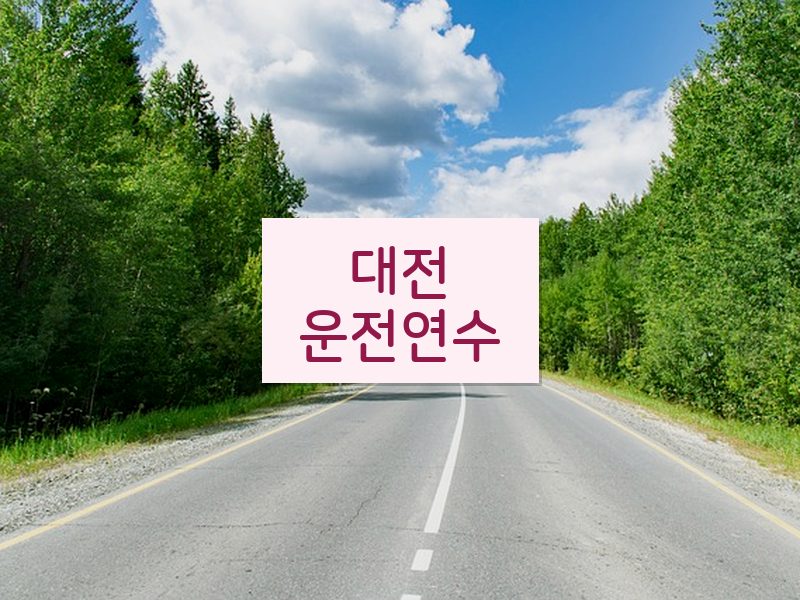 대전운전연수 후기
