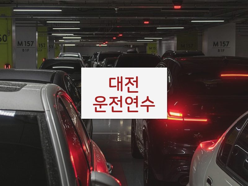 대전운전연수 후기