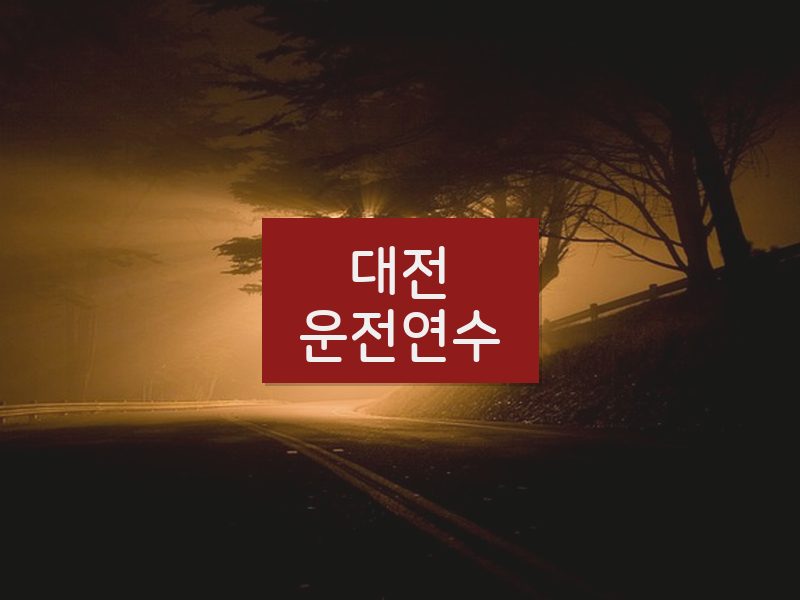 대전운전연수 후기