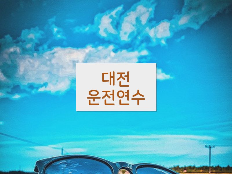 대전운전연수 후기