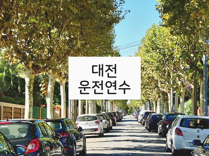 대전운전연수 후기