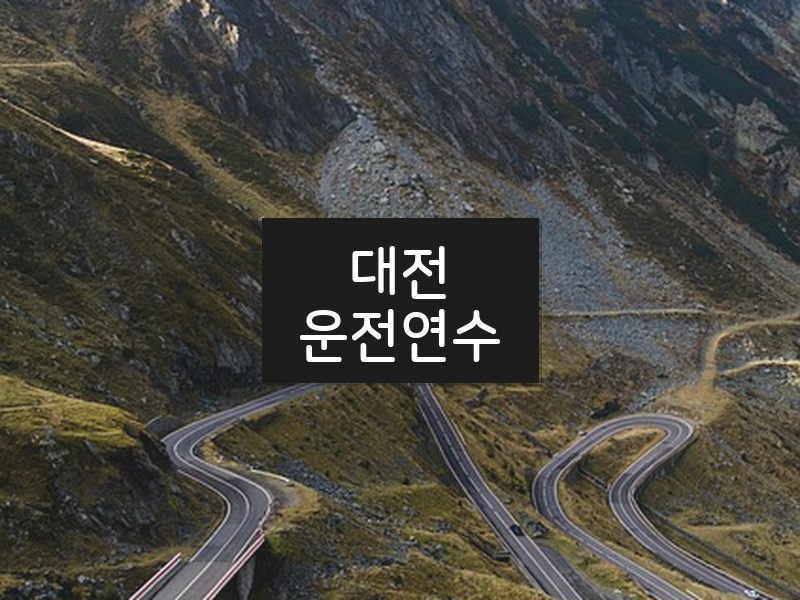 대전운전연수 후기