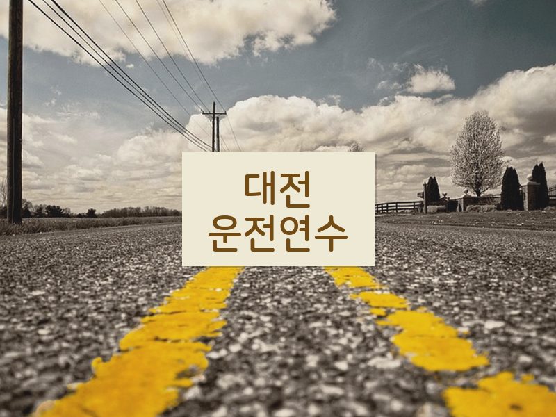 대전운전연수 후기