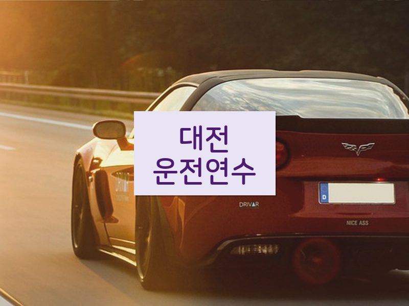 대전운전연수 후기