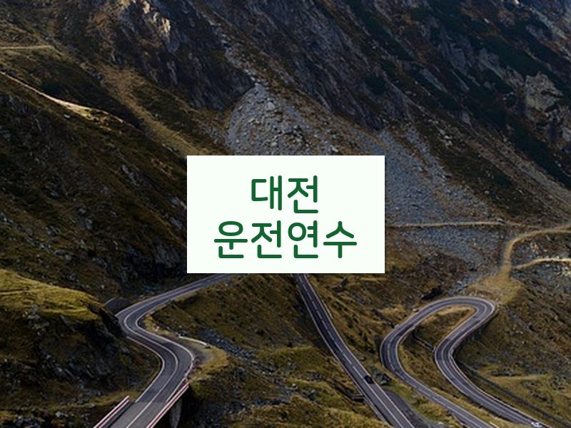 대전운전연수 후기