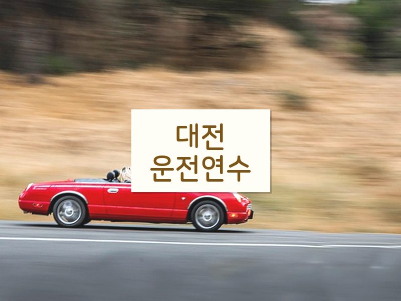대전운전연수 후기
