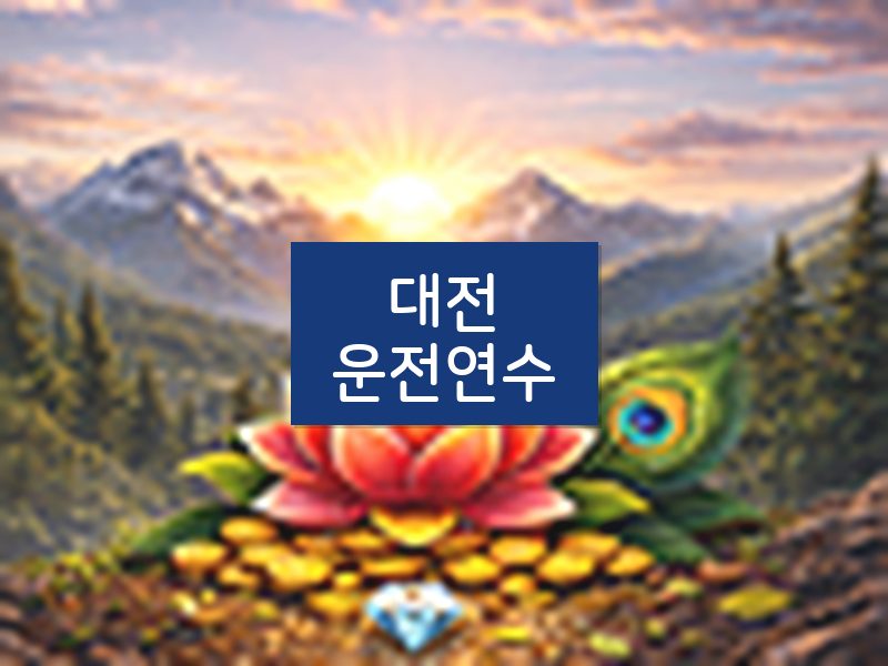 대전운전연수 후기