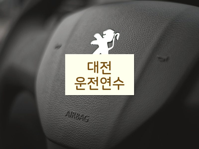 대전운전연수 후기