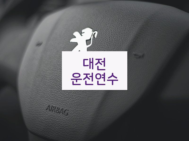 대전운전연수 후기