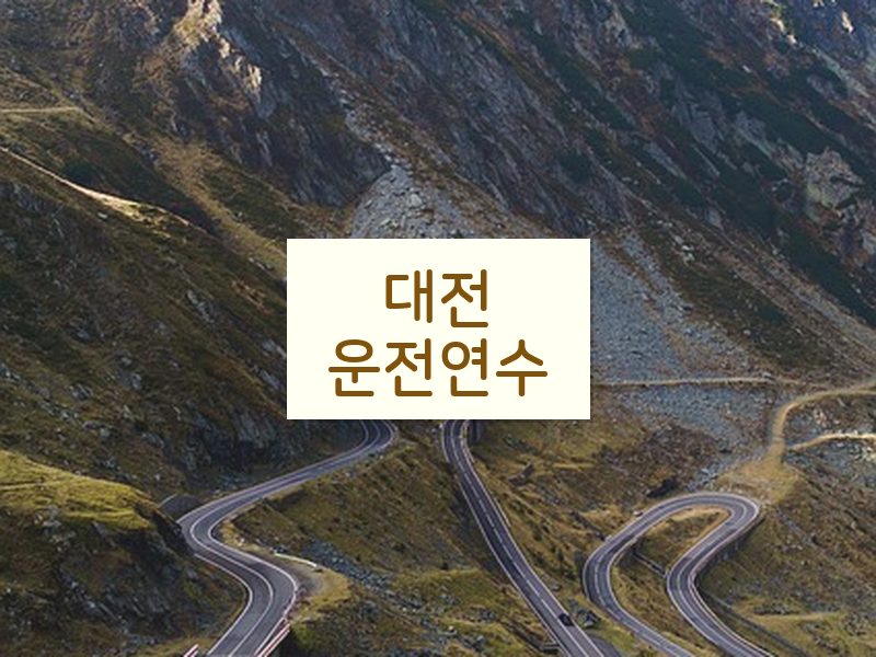 대전운전연수 후기