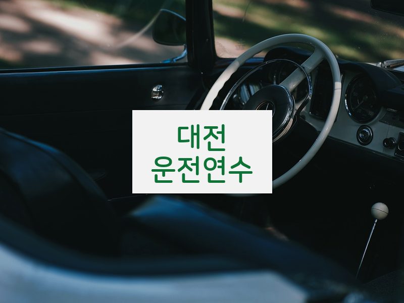 대전운전연수 후기