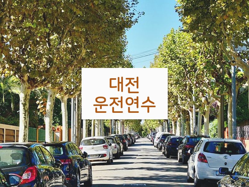 대전운전연수 후기