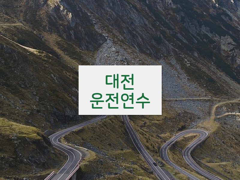 대전운전연수 후기