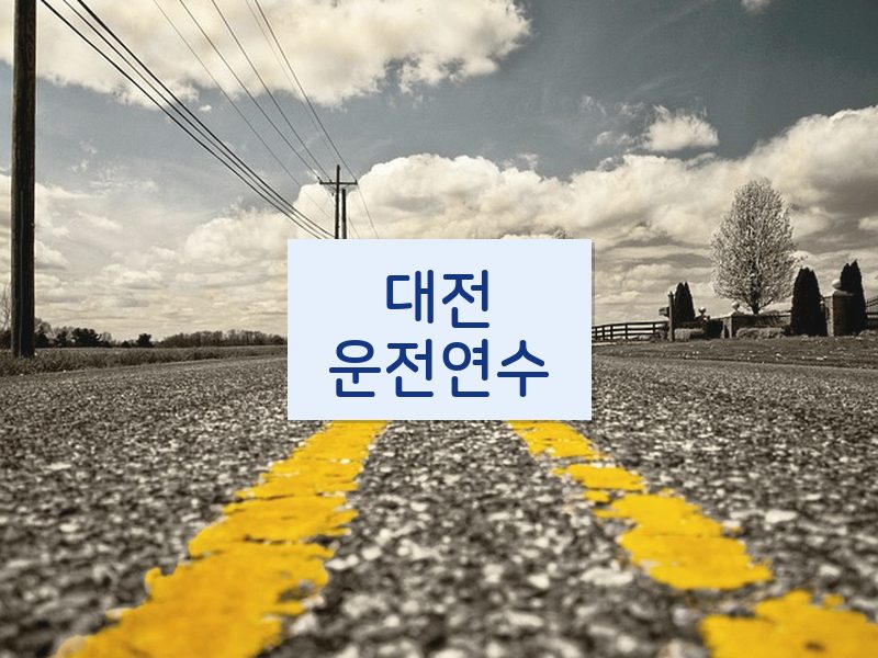 대전운전연수 후기
