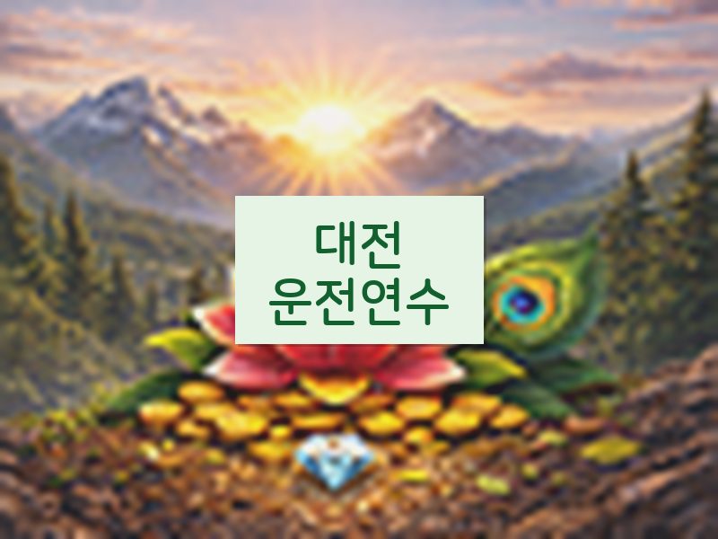 대전운전연수 후기