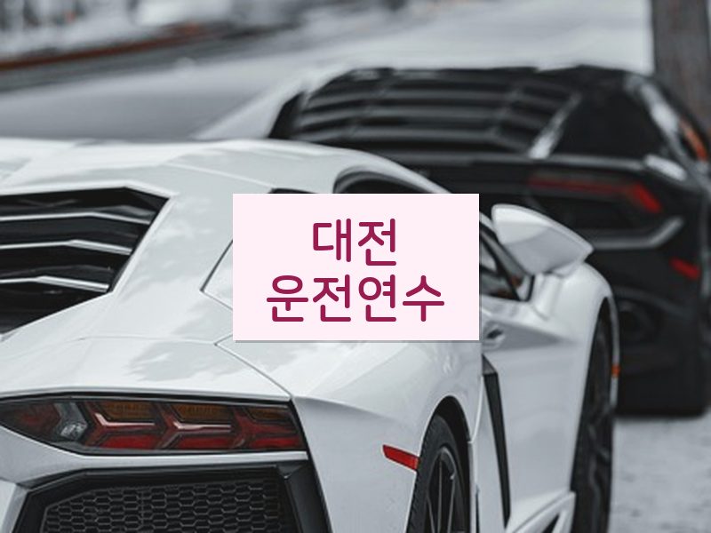 대전운전연수 후기