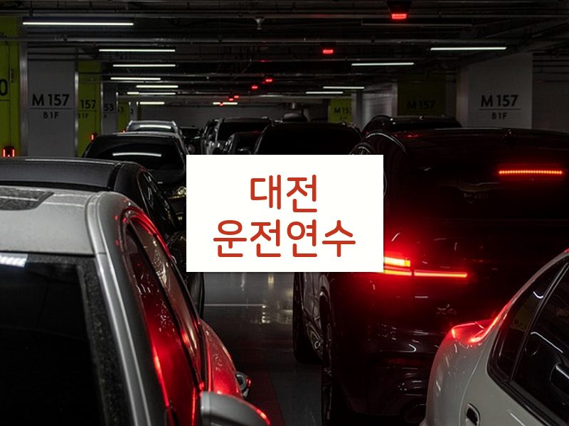 대전운전연수 후기