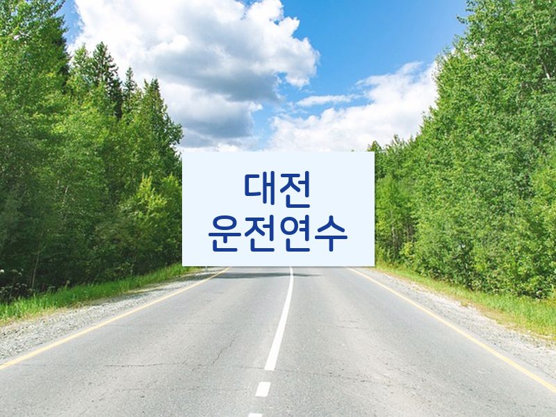 대전운전연수 후기
