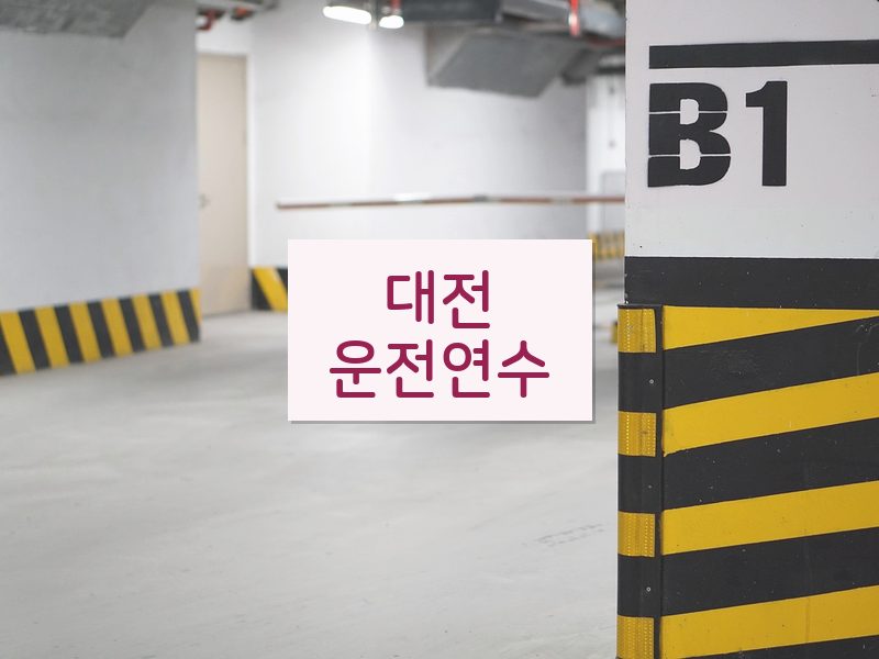 대전운전연수 후기