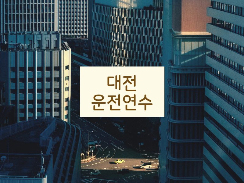 대전운전연수 후기