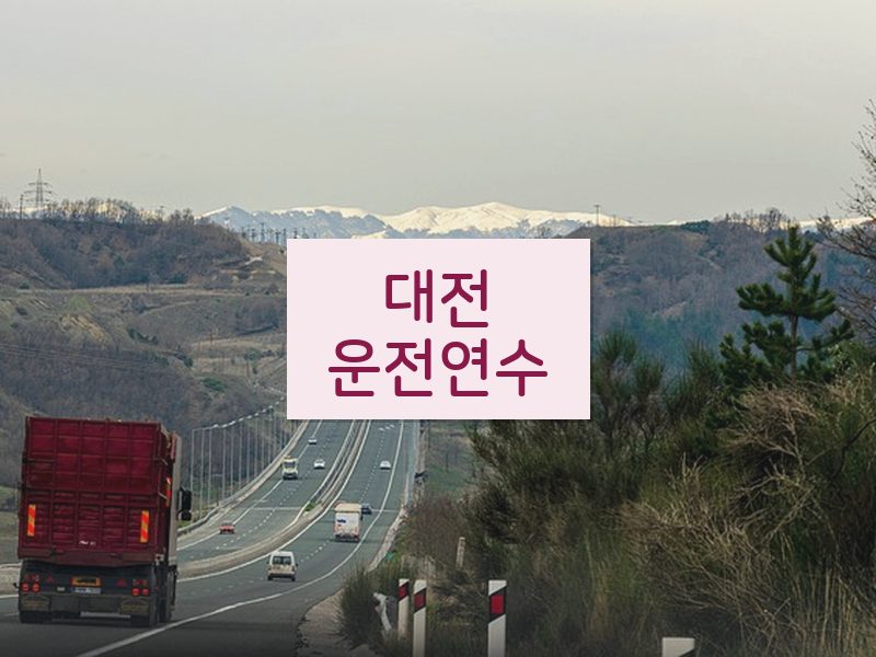 대전운전연수 후기