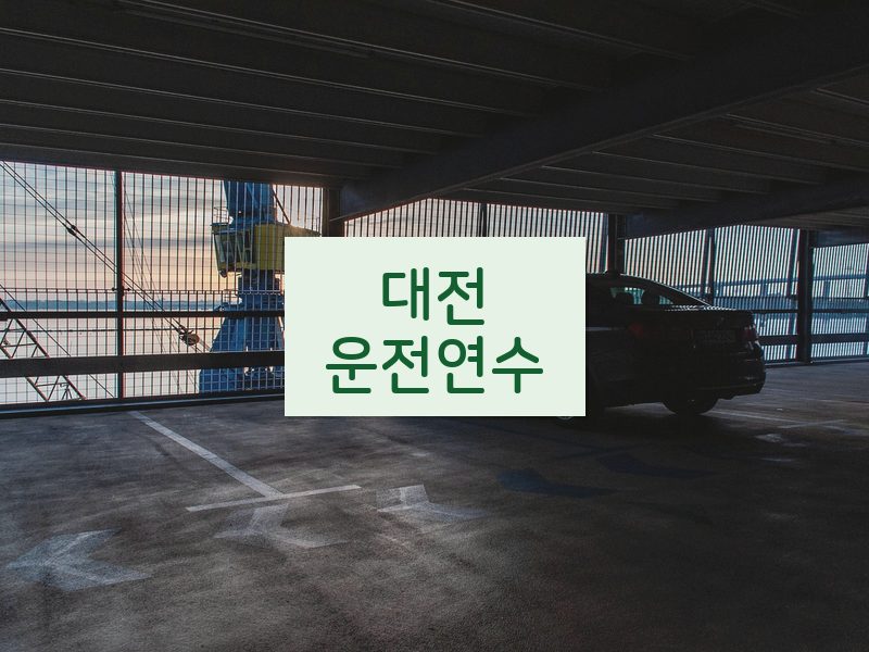 대전운전연수 후기