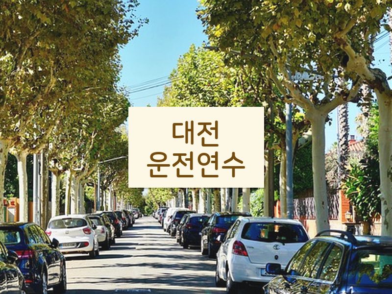대전운전연수 후기